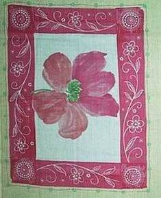 Rosy Pink Flower 2 Panels
